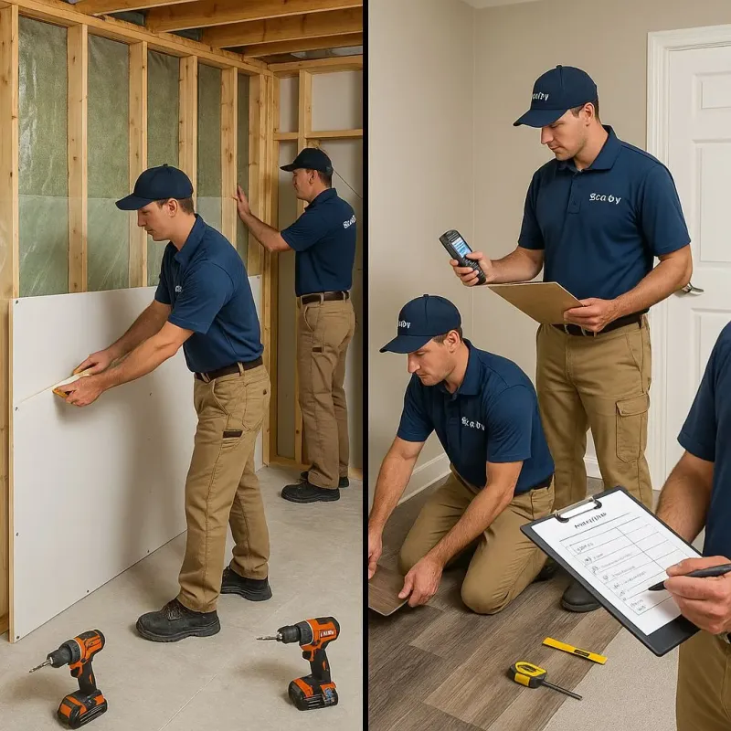 Repairs and Reconstruction process in Winnfield, LA